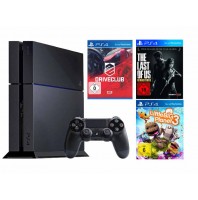PS4 500GB + The Last of Us + Drive Club + Little Big Planet